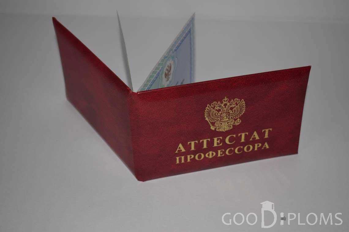 Аттестат Профессора - Обратная Сторона период выдачи 2015-2020 -  Кривой Рог