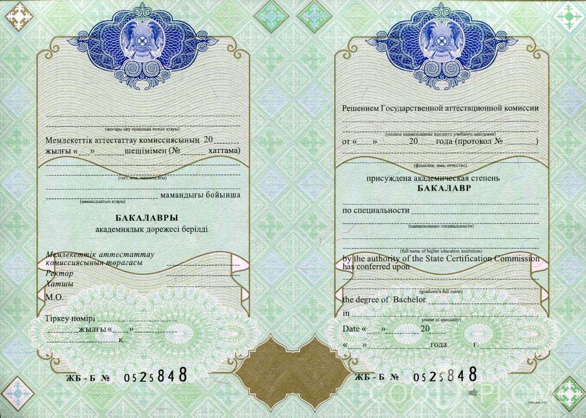Казахстанский Диплом Бакалавра - Кривой Рог