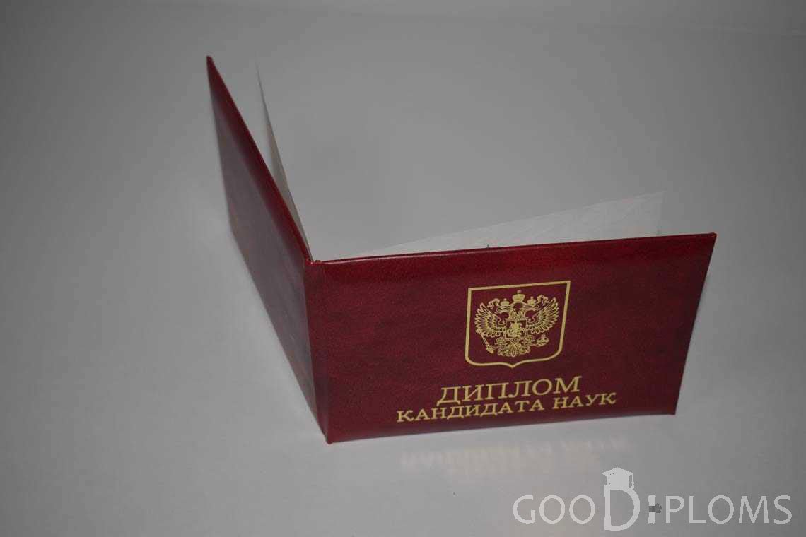 Диплом Кандидата Наук - Обратная Сторона период выдачи 2001-2012-  Кривой Рог