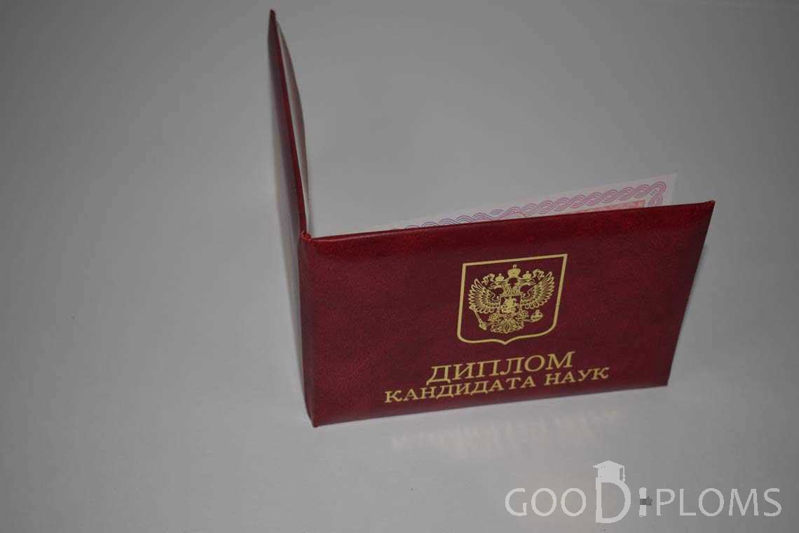 Диплом Кандидата Наук - Обратная Сторона период выдачи 2013-2016 -  Кривой Рог