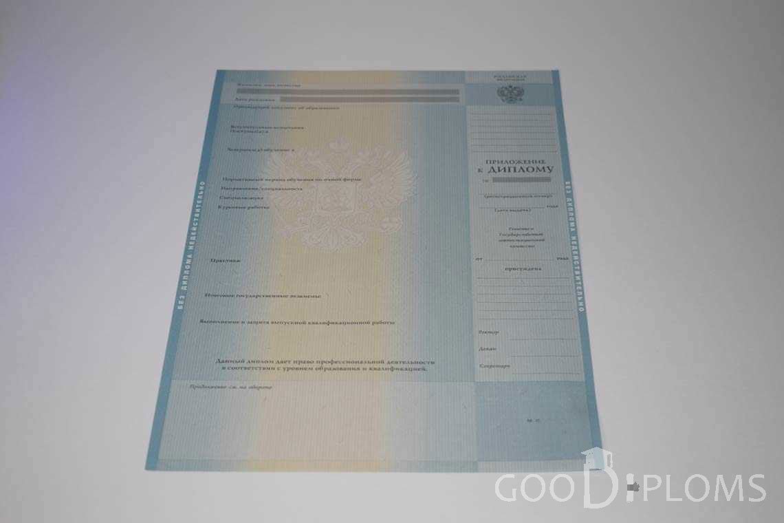 Приложение к Диплому Магистра период c 2011 по 2013 год - Кривой Рог