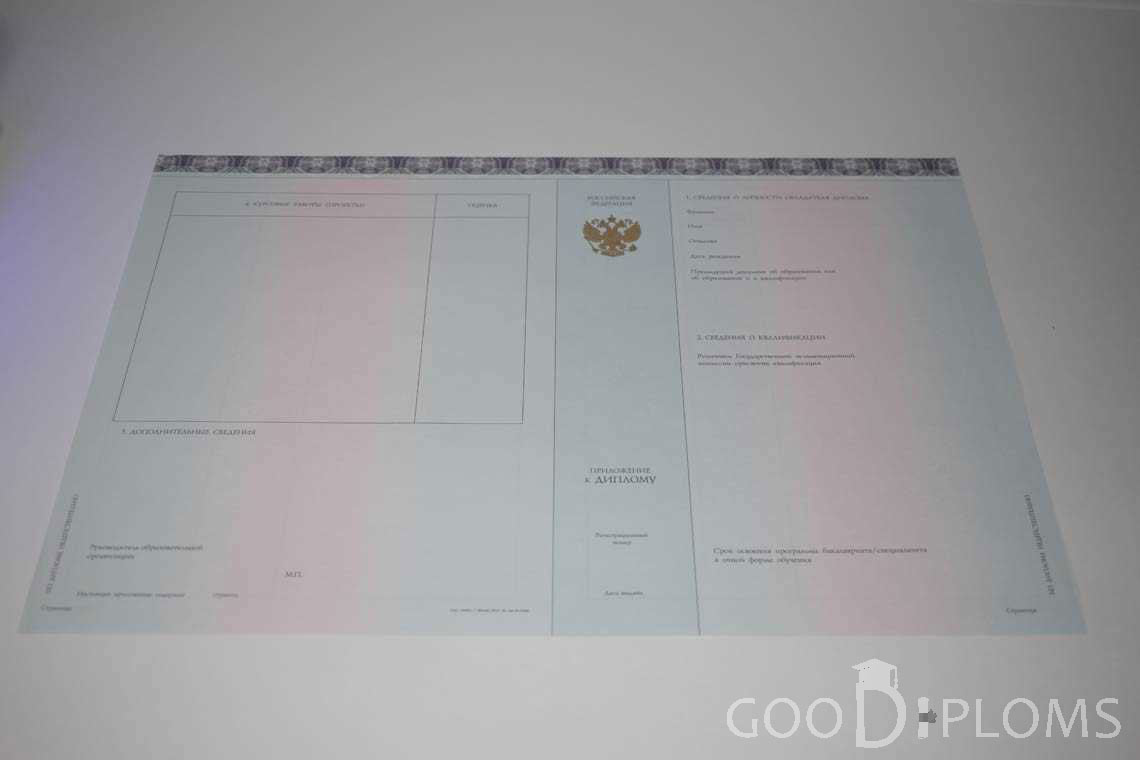 Приложение к Диплому МГИМО период выдачи 2014-2020 -  Кривой Рог