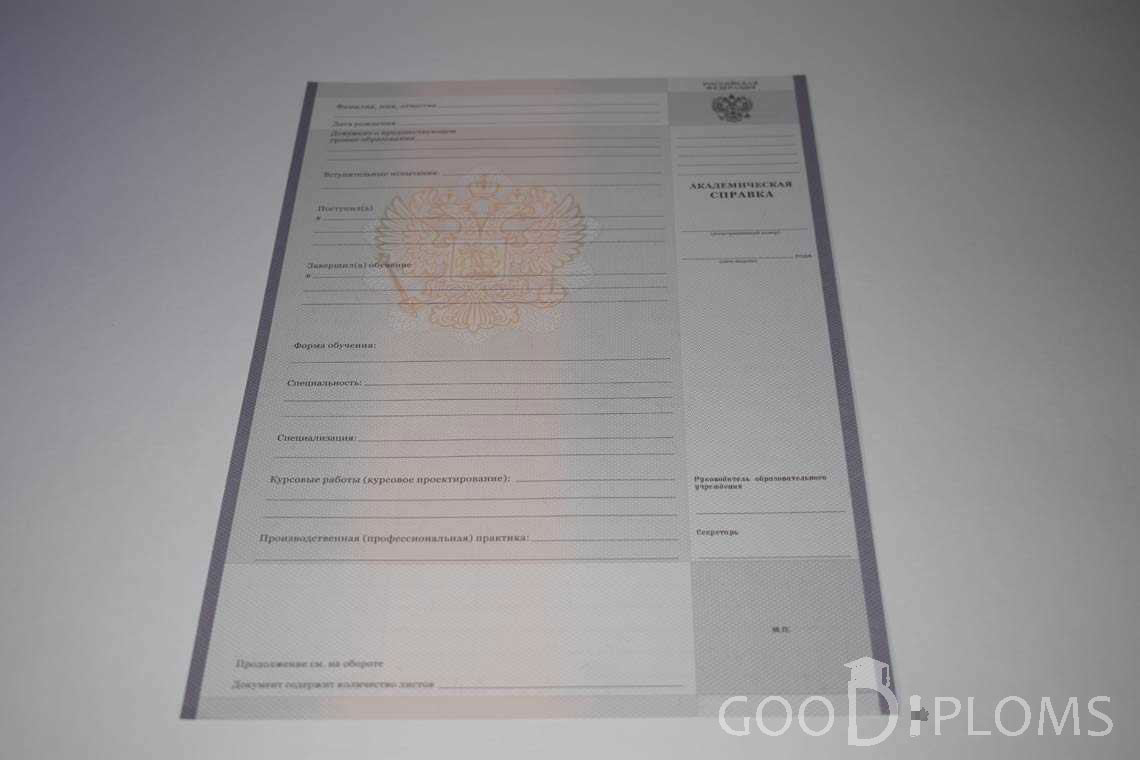 Академическая Справка Техникума период выдачи 2008-2020 -  Кривой Рог