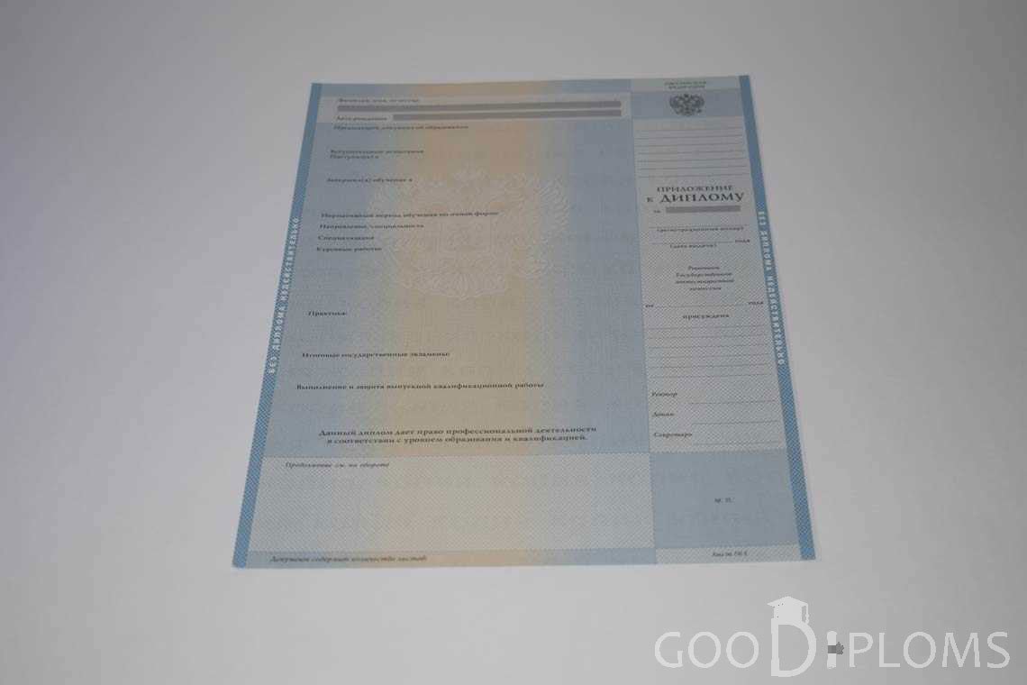 Приложение к Диплому о Высшем Образовании с Отличием - Кривой Рог