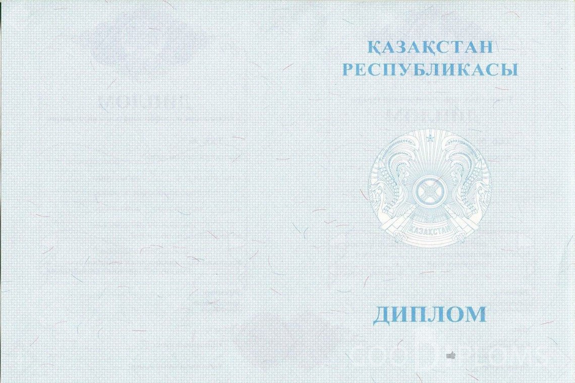 Казахский диплом магистра - Обратная сторона- Кривой Рог