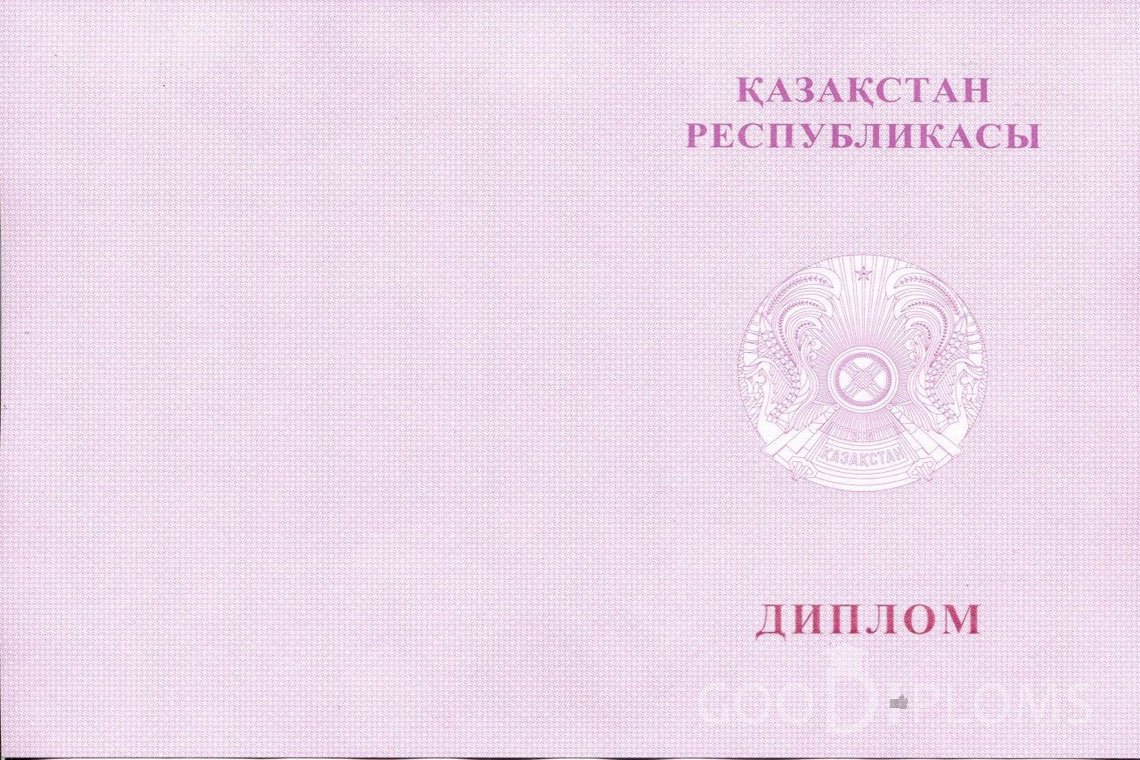 Казахский диплом техникума с отличием - Обратная сторона- Кривой Рог